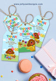 Hey Duggee Thank You and Favor Tag - Personalized Digital File