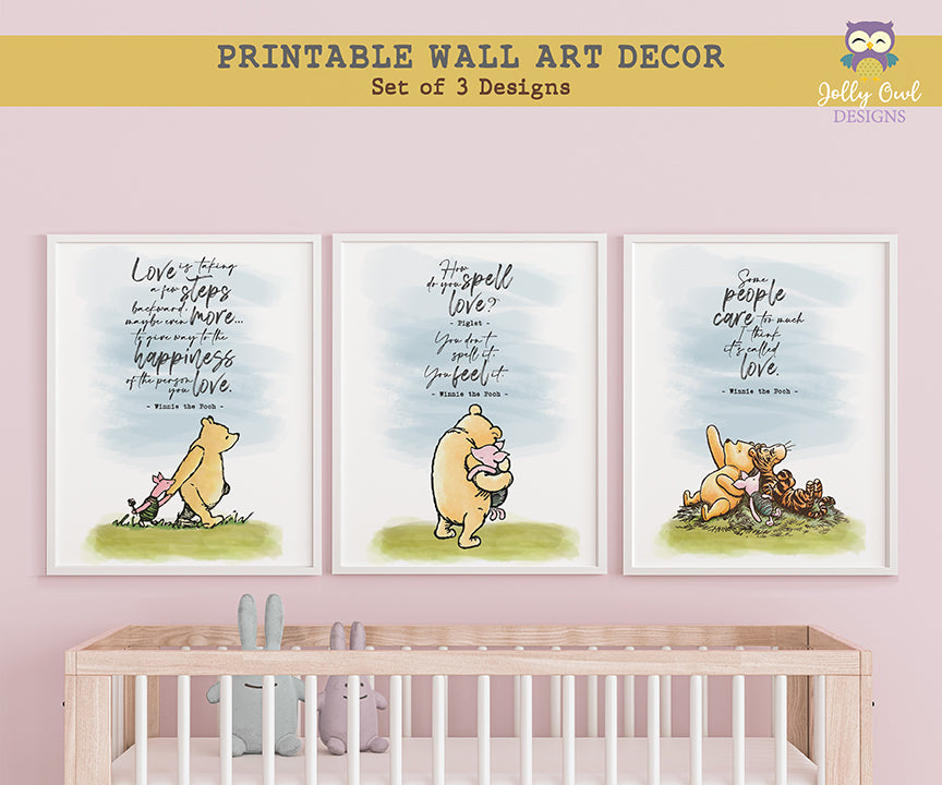 Pooh Bear Classic Winnie The Pooh Wall Decals Classic Winnie