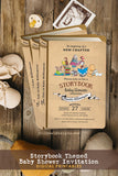 Book or Storybook Themed Baby Shower Party Invitation - Digital Printable