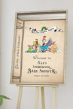 Classic Book Themed Baby Shower Welcome Sign | Storybook Party Poster | Printable Digital Download