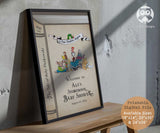 Classic Book Themed Baby Shower Welcome Sign | Storybook Party Poster | Printable Digital Download