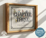 Classic Story Book Themed Baby Shower - Birthday Party Sign- Chapter Three