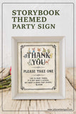 Classic Storybook Themed Baby Shower-Birthday Party-Favor Sign-Please Take One