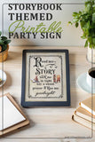 Classic Storybook Themed Nursery Rhyme-Read Me A Story-Digital Printable