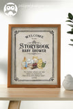 Classic Storybook Themed Baby Shower Welcome Sign