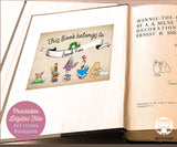 Storybook Baby Shower Invitation Bundle with Book Plate, Book Request & Registry Card