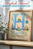 Classic Storybook Themed Birth Announcement-Birth Stats Display Decor