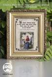 Storybook Book Themed Inspirational Quotes Sign from Classic Children's Book - Little Red Riding Hood