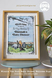 Winnie The Pooh Baby Shower Printable Welcome Sign