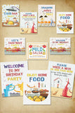 Dragons Love Tacos Party Signs - Bundle Set