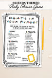 Friends TV Show Baby Shower Game - What's In Your Purse?