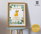 The Lion King Birthday Party Sign - Personalized Welcome Sign