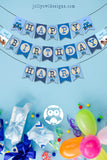 Little Blue Truck Happy Birthday Party Banner