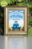 Little Blue Truck Birthday Party Signs - Welcome To My Party