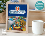 Octonauts Birthday Party Sweets Table Sign | Under the Sea Dessert Station Printable | Kids Ocean Adventure Party Decor - Jolly Owl Designs