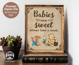 Classic Storybook Themed Baby Shower Party Sign - Sweet Treats