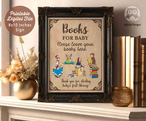 Classic Storybook Themed Baby Shower or Birthday Party - Books for Baby - Party Sign