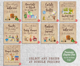 Classic Storybook-Book Themed Party Signs - Bundle Set