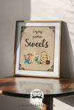 Classic Storybook Themed Baby Shower Party Sign - Enjoy Some Sweets