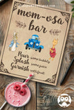 Classic Storybook-Themed Baby Shower - Mimosa - Mom-osa Bar Sign