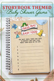 Book Themed Baby Shower Game - Guess That Baby Food