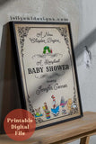 Classic Storybook Baby Shower Welcome Sign-Printable