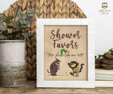 Story Book Themed Baby Shower Party Favor Sign