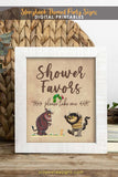 Story Book Themed Baby Shower Party Favor Sign