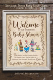 Storybook Themed Baby Shower Party Sign - Welcome Sign