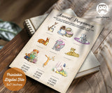 Classic Storybook Themed Baby Shower Games Bundle Set