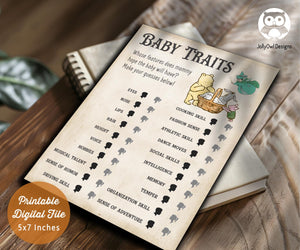 Storybook Book Themed Baby Shower - Baby Traits Game