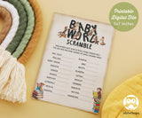 Classic Storybook Themed Baby Shower Games Bundle Set