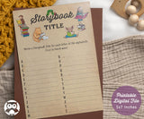Storybook Baby Shower Games Bundle-Book Themed Printable Games