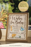 Classic Storybook-Themed Baby Shower - Wishes for Baby Sign