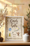 Classic Story Book Themed Baby Shower Party Sign - Cards and Gifts