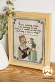 Storybook Book Themed Inspirational Quotes Sign from Classic Children's Book - Jack And The Beanstalk