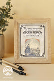 Storybook Book Themed Inspirational Quotes Sign from Classic Children's Book - The Little House on the Prairie