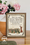 Storybook Book Themed Inspirational Quotes Sign from Classic Children's Book - The Pied Piper of Hamelin