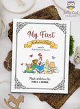 ABC Alphabet Banner Flashcards | Storybook Book Themed-Coloring Cards
