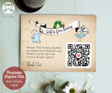 Storybook Baby Shower Invitation Bundle with Book Plate, Book Request & Registry Card