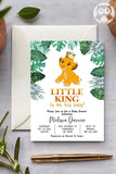 The Lion King Baby Shower Invitation