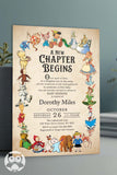 Classic Storybook Themed Baby Shower Invitation