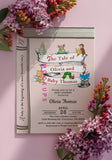 Storybook or Book Themed Baby Shower Invitation