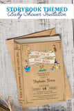 Book Themed - Storybook - Baby Shower Invitation