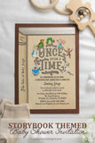 Storybook-Book Themed Baby Shower Invitation -Once upon A Time