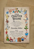 Classic Storybook Themed Baby Shower Invitation