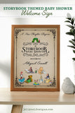 Classic Storybook Baby Shower Welcome Sign-Printable Digital File