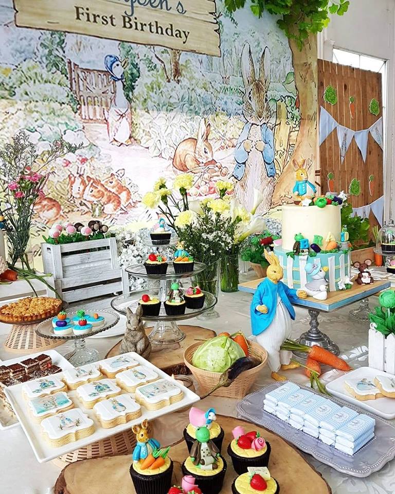 The Tale of Peter Rabbit Party Backdrop – Jolly Owl Designs