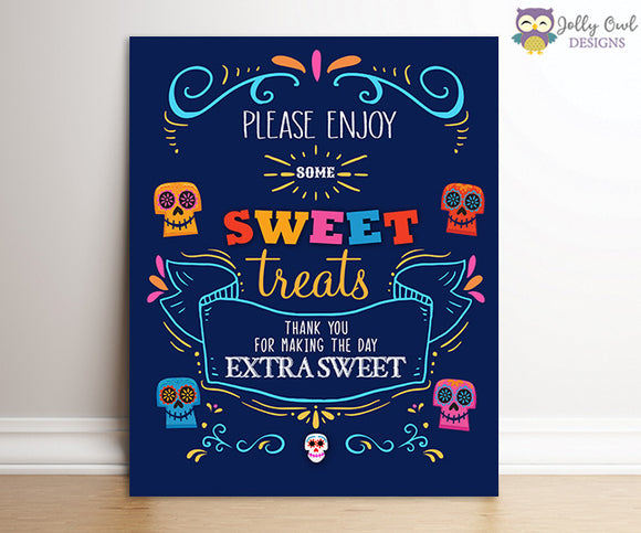 COCO Birthday Party Signs - Sweet Treats