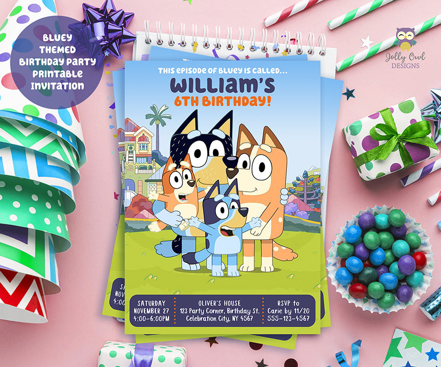 bluey-themed-birthday-party-invitation-digital-printable-jolly-owl-designs for Free Printable Bluey Birthday Invitation BLUEY Themed Birthday Party Invitation-Digital Printable – Jolly Owl Designs for Free Printable Bluey Birthday Invitation